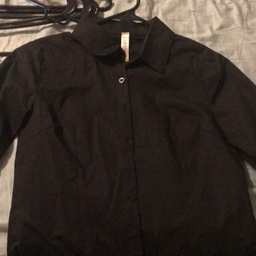 Black dress shirt